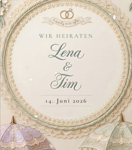 Hochzeitseinladung 1