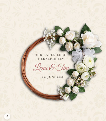 Hochzeitseinladung 2